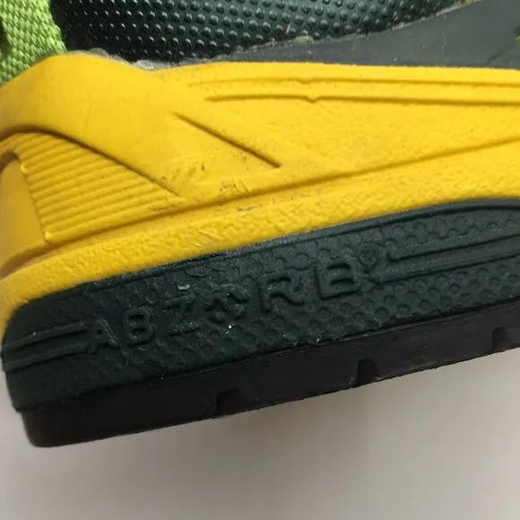 New Balance 904 Lightweight PL-1Fit Green and Yellow Sneakers Sz 10
