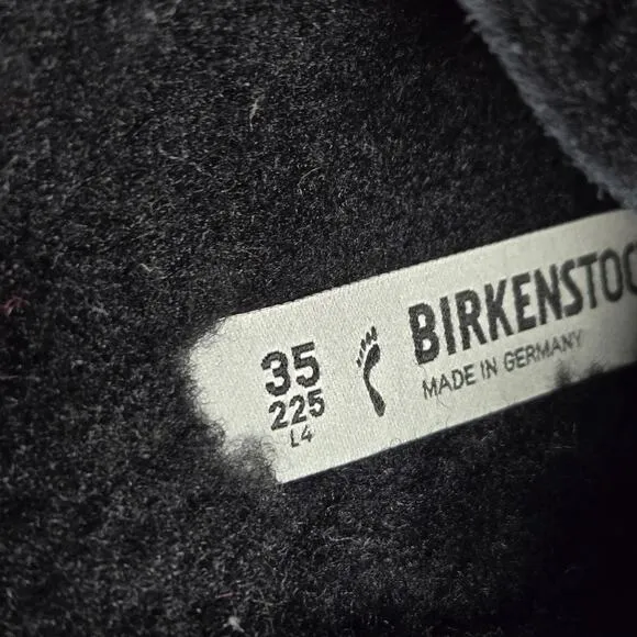NEW Birkenstock Arizona Shearling Big Buckle Womens Size 4 Narrow Slippers 35