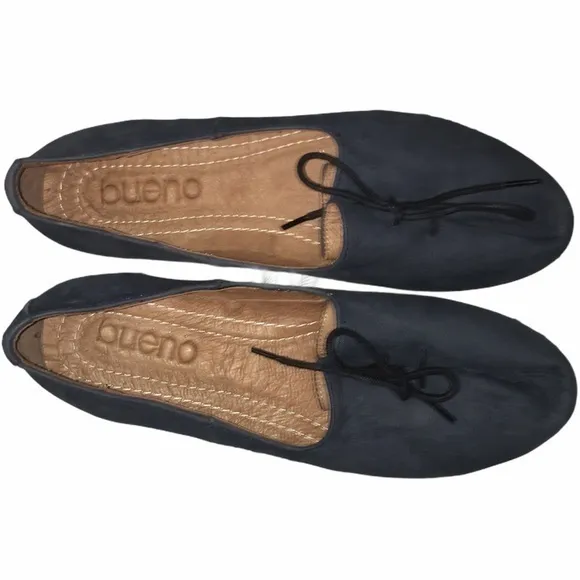 NEW Bueno By Anthro Dress‎ Shoes Seude Navy 39