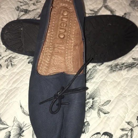 NEW Bueno By Anthro Dress‎ Shoes Seude Navy 39