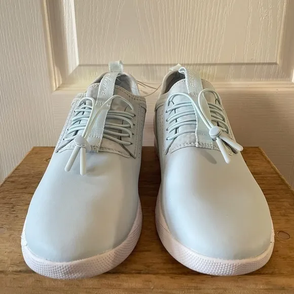 NEW CLOVE Limited Edition Blue Holographic Nursing Shoes