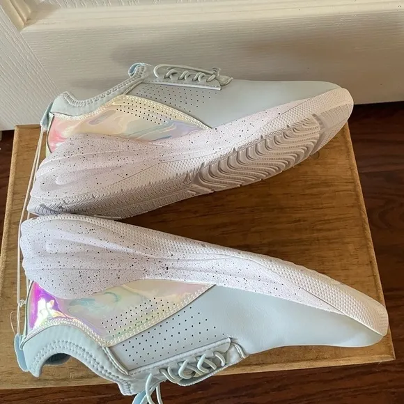 NEW CLOVE Limited Edition Blue Holographic Nursing Shoes