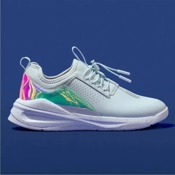 NEW CLOVE Limited Edition Blue Holographic Nursing Shoes