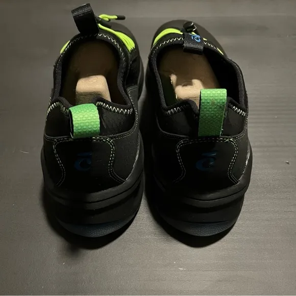 NEW Clove Shoes Men's Sneakers Work Black with Green Nursing Size 10