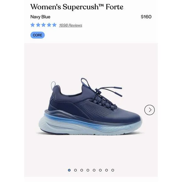 New! Clove Women's Supercush Forte in Navy Blue - Size 6.5
