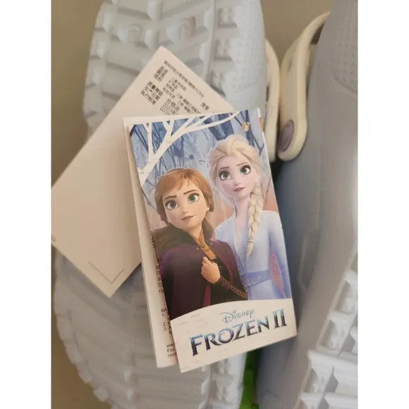 NEW Crocs Disney Slippers Frozen Lined Clogs Elsa Shoes for Girls/Boys Size J2