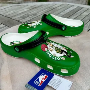 New Crocs NBA Boston Celtics Classic Mens 13 Clogs Green Basketball Shoes New