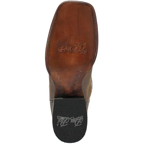 NEW DAN POST. women's sabina leather sole square toe boot in distressed brown