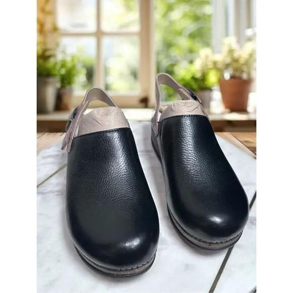 NEW DANSKO Women’s Merrin Leather Support Mule Clog Size 38
