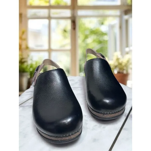 NEW DANSKO Women’s Merrin Leather Support Mule Clog Size 38