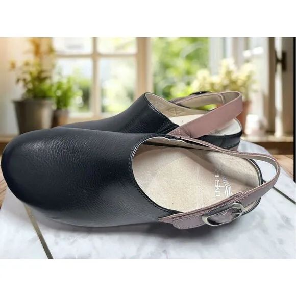 NEW DANSKO Women’s Merrin Leather Support Mule Clog Size 38