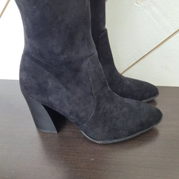 NEW Dolce Vita Gollie Womens Over-The-Knee Boots 7.5 Black Suede