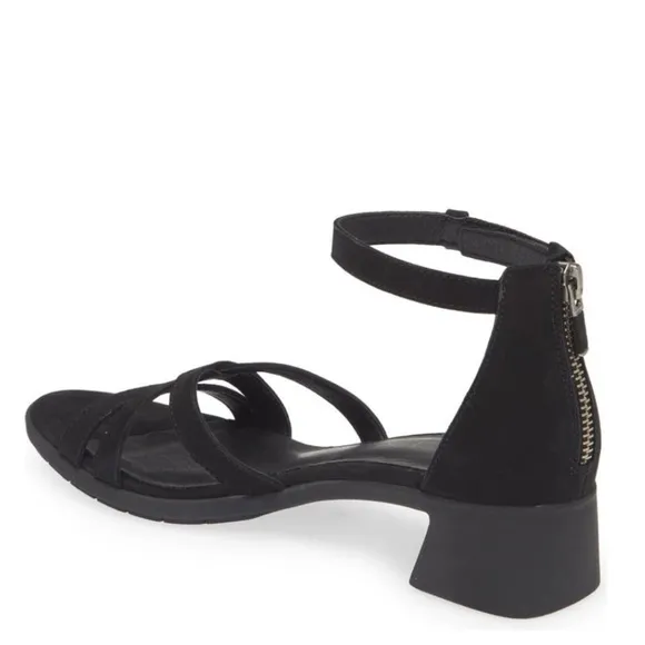 NEW! Eileen Fisher Black Noni Sandal - Size 8.5