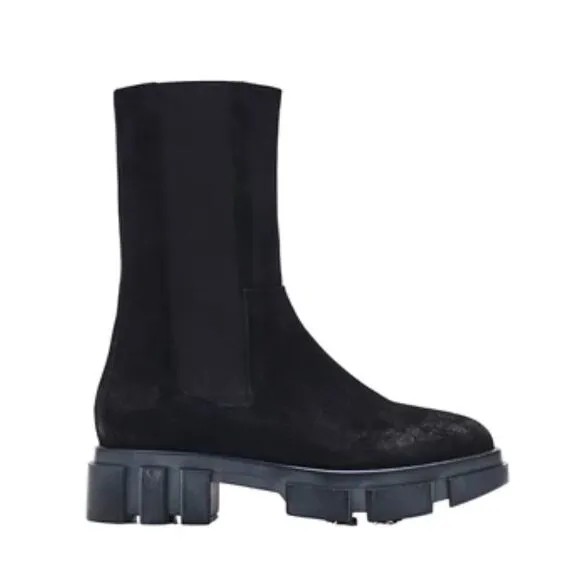 NEW Free People Chelsea Boots suede black 7