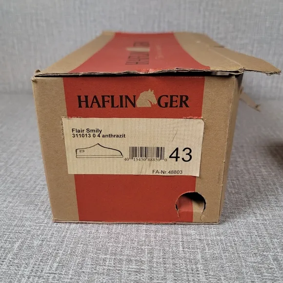 NEW HAFLINGER FLAIR SMILY Open Back Clog Shoes Men's Size 43 Slippers US 10/10.5