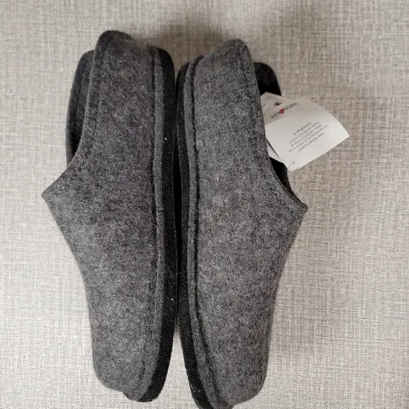 NEW HAFLINGER FLAIR SMILY Open Back Clog Shoes Men's Size 43 Slippers US 10/10.5