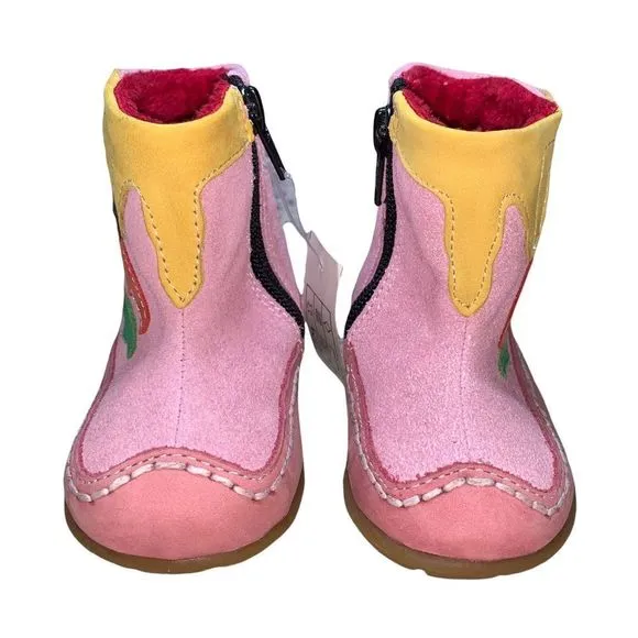 NEW Handcrafted Bob Der Bar Leather Boots Size 4