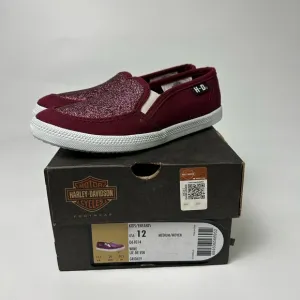 NEW Harley Davidson Gridley Slip On Sneakers, size 12.