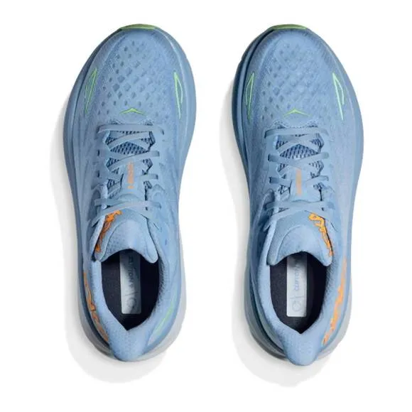 NEW HOKA men's clifton 9 shoes in dusk/illusion