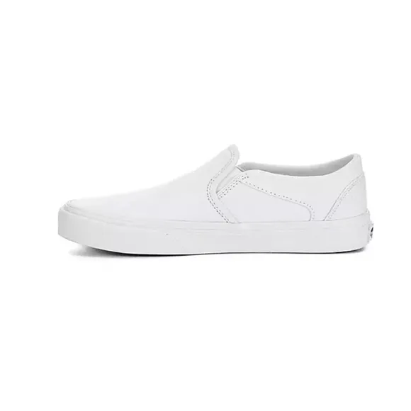 New In Box Vans White Slip-On Sneakers