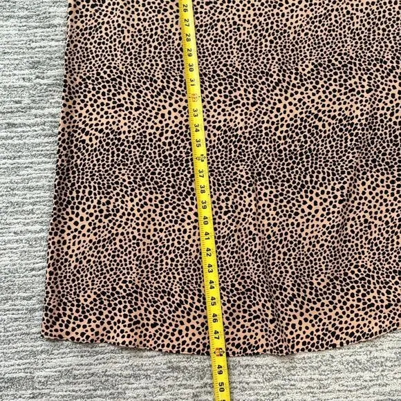 New JENNI KAYNE Clay Cheetah Slip Dress Medium
