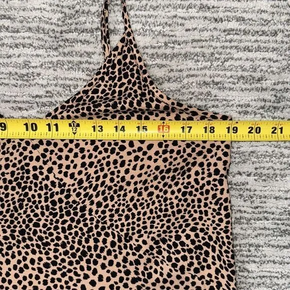 New JENNI KAYNE Clay Cheetah Slip Dress Medium