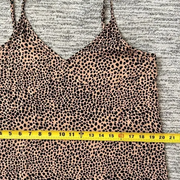 New JENNI KAYNE Clay Cheetah Slip Dress Medium