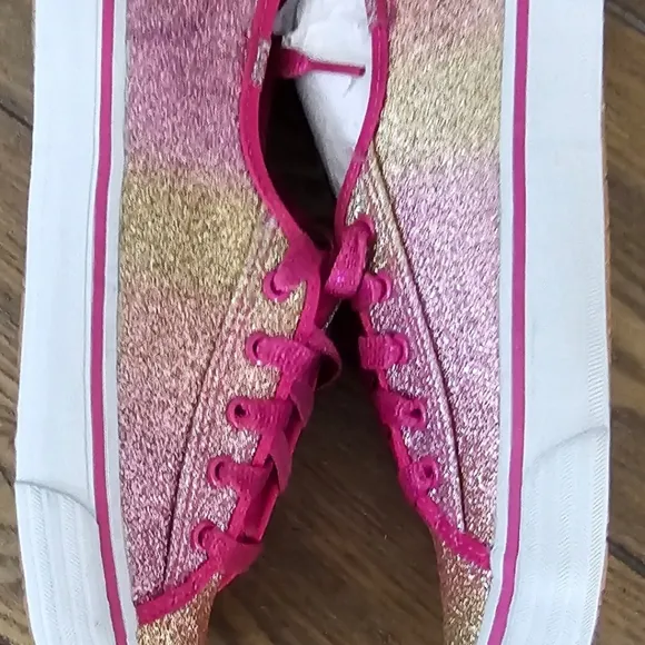 New Keds kids Pink Glitter Sneakers