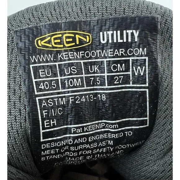 New KEEN Flint II Brown Utility Steel Toe Sneaker Shoes Womens 10M Safety Shoe