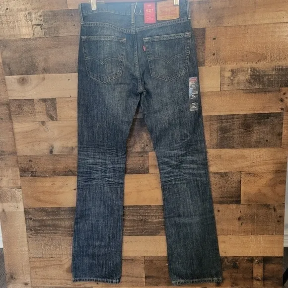 New Levi's 527 Slim Bootcut Jeans sz 31 x 34