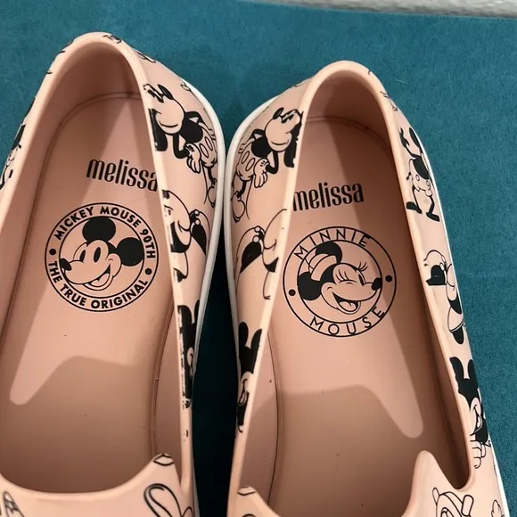 NEW Light Pink Disney Melissa Shoe Slip On Sneakers