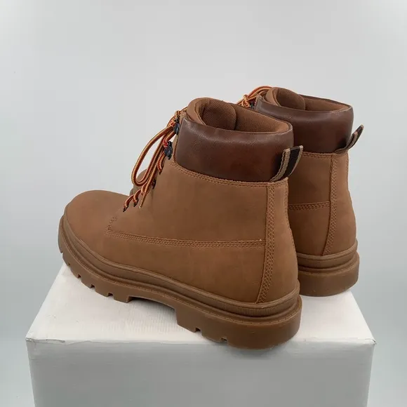 New Listing🌹NWT NIB Steve Madden Gabber Men’s Nubuck Leather Lace-Up Boots Shoes