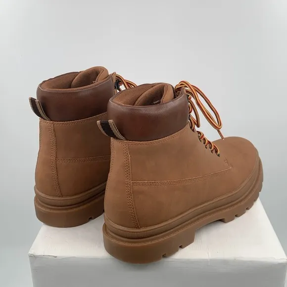New Listing🌹NWT NIB Steve Madden Gabber Men’s Nubuck Leather Lace-Up Boots Shoes