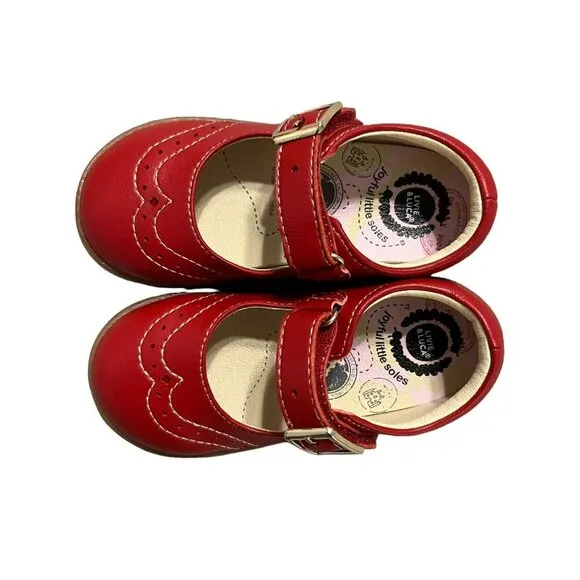 NEW Livie &amp; Luca Sz 8 Red Libra Mary Jane Shoes
