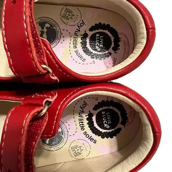 NEW Livie &amp; Luca Sz 8 Red Libra Mary Jane Shoes