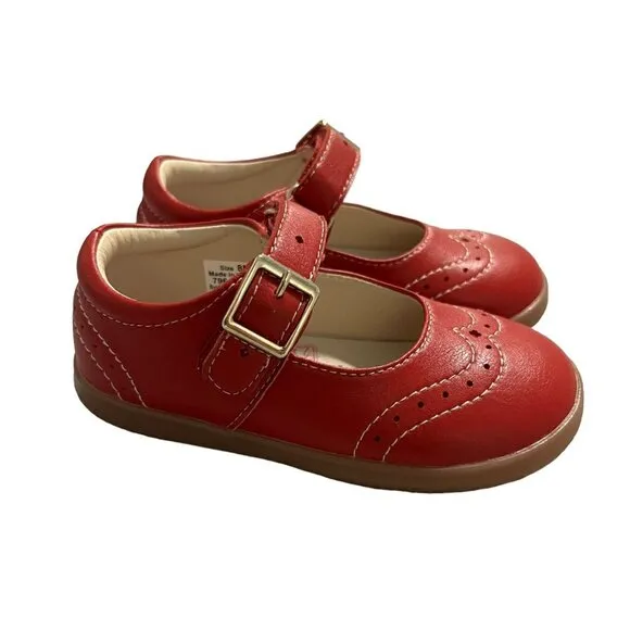 NEW Livie &amp; Luca Sz 8 Red Libra Mary Jane Shoes