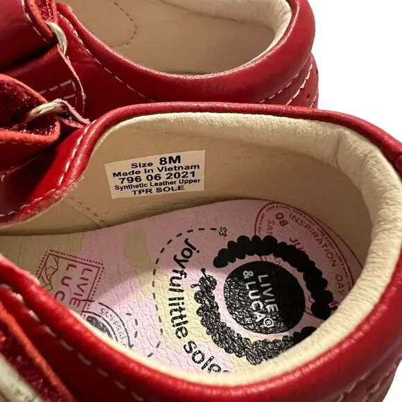 NEW Livie &amp; Luca Sz 8 Red Libra Mary Jane Shoes