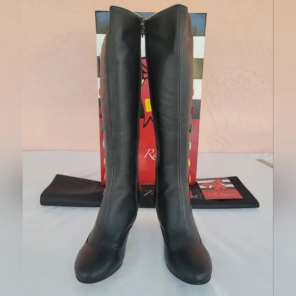 New Lola Ramona Smarties Elsie Leather Boots