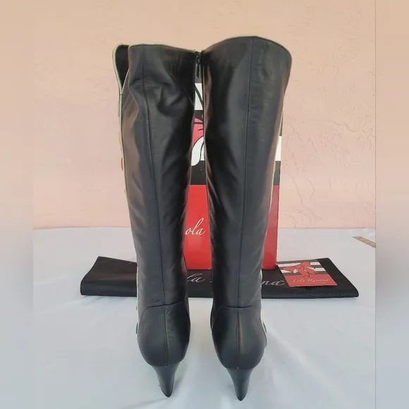 New Lola Ramona Smarties Elsie Leather Boots