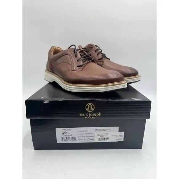 NEW Marc Joseph BEDFORD AVE Men's Dress Shoes Brown Leather US Size 10 Medium