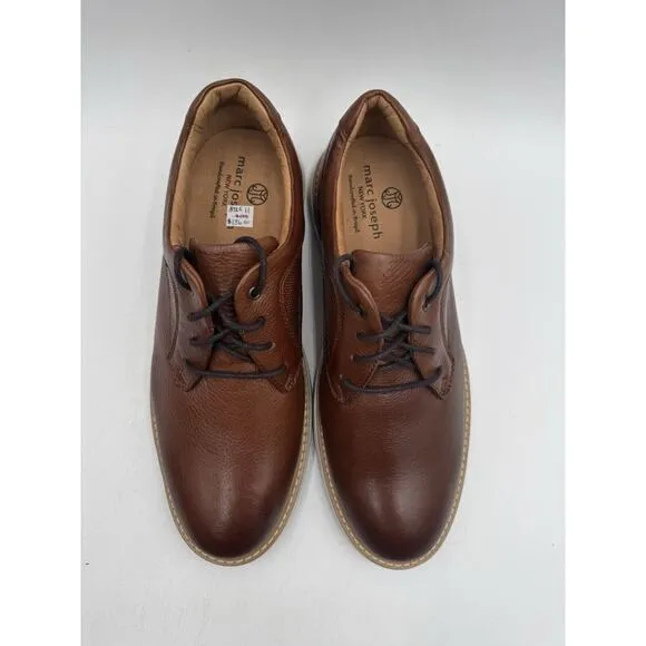 NEW Marc Joseph BEDFORD AVE Men's Dress Shoes Brown Leather US Size 10 Medium