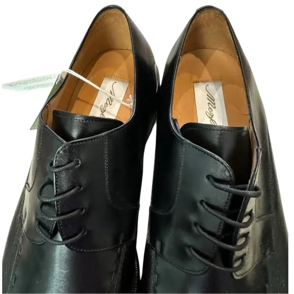 New Mezlan 370 Men's Black Leather Lace-up Oxford Dress Shoes 11  11M