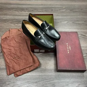 NEW Mezlan Black Horse Bit Loafers 10 M