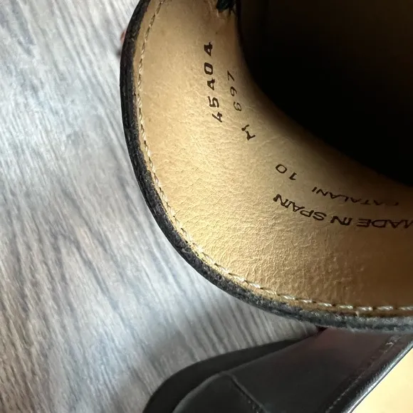 NEW Mezlan Black Horse Bit Loafers 10 M