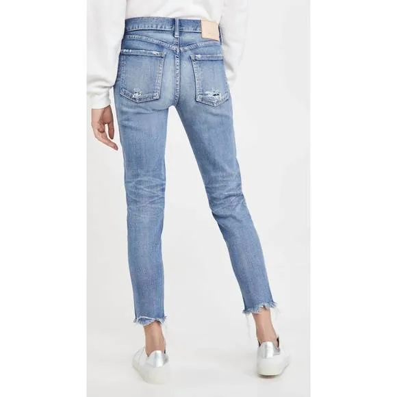 NEW MOUSSY diana skinny jeans in light blue