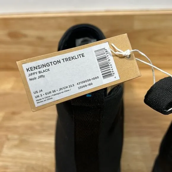 NEW Native 4 Kids Kensington Treklite Jiffy Black Slip On Boots