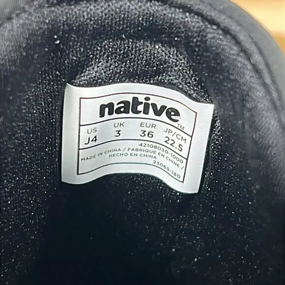 NEW Native 4 Kids Kensington Treklite Jiffy Black Slip On Boots