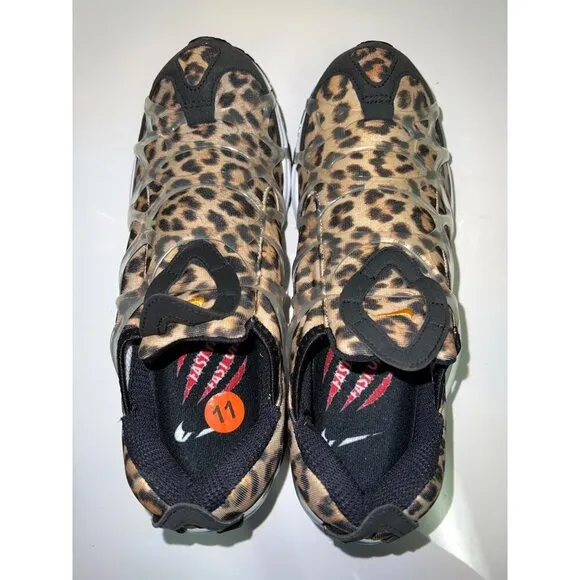 NEW! Nike Air Kukini SE Leopard Animal Print Sneakers Men's Size 11 Slip On