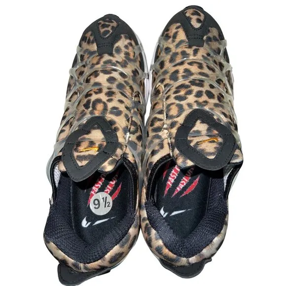 NEW! Nike Air Kukini SE Leopard Animal Print Sneakers Men's Size 9.5 Slip On