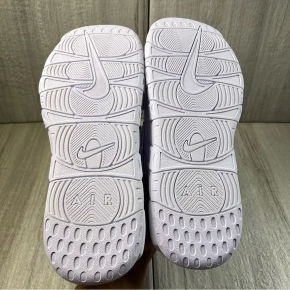 NEW Nike Air More Uptempo White Slides Shoes Sandals fd9884-101 Men’s Size 13